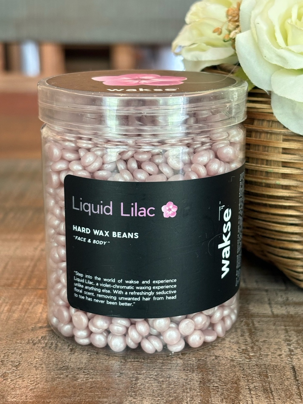 NEW Wakse LIQUID LILAC Hard Wax Beans for FACE & BODY!